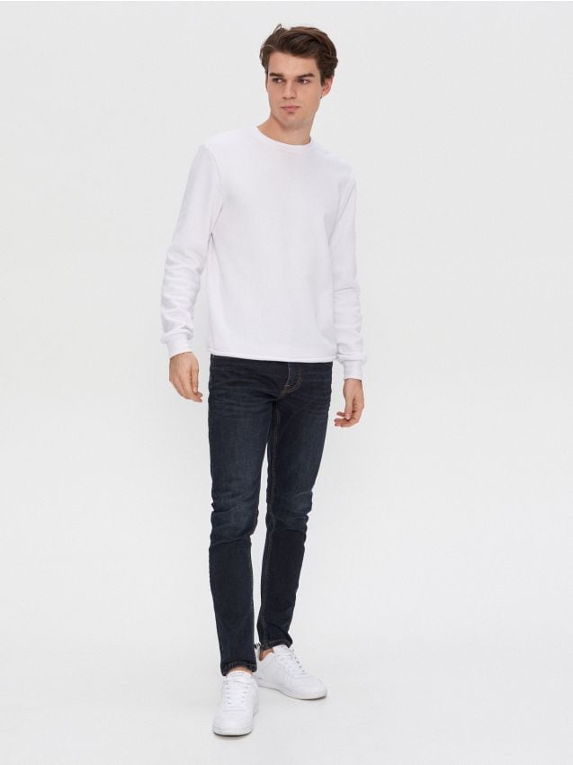 Slim fit traperice - mornarsko plava - YI174-59J - HOUSE