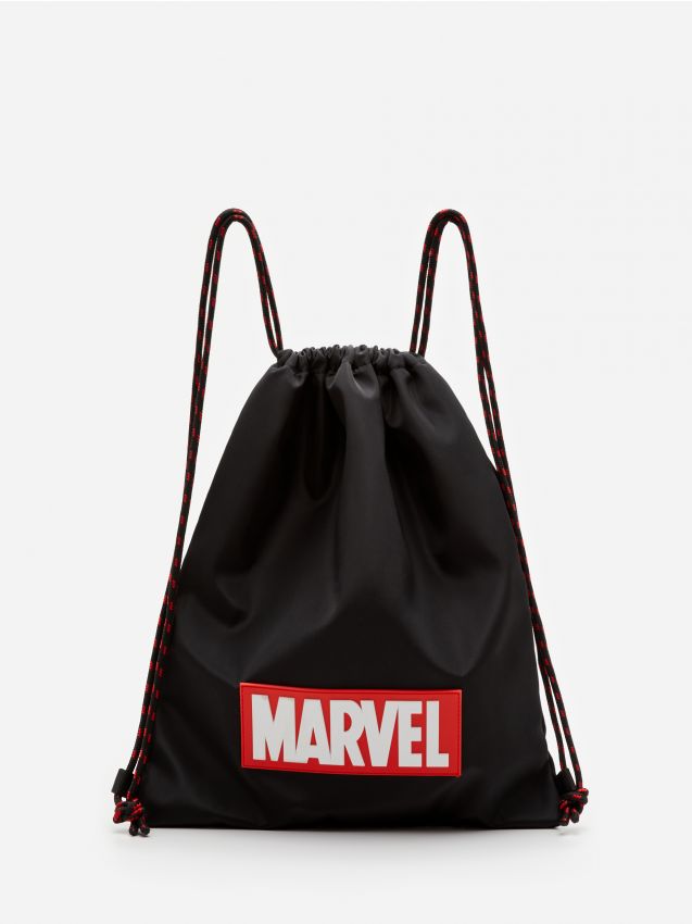 Сумка-мішок із принтом Marvel - чорний - YI905-99X - HOUSE