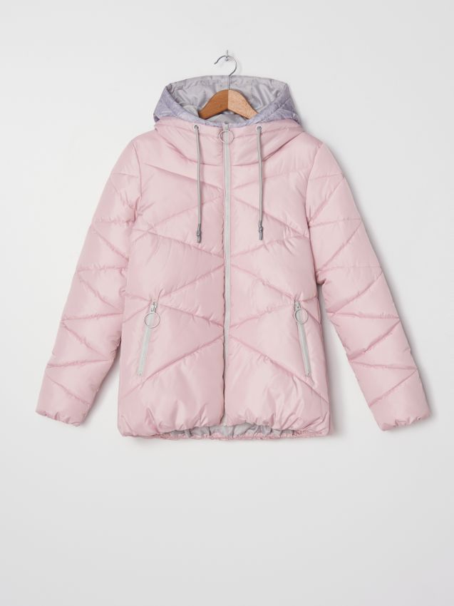 Steppelt kapucnis dzseki - pastel pink - YM805-03X - HOUSE