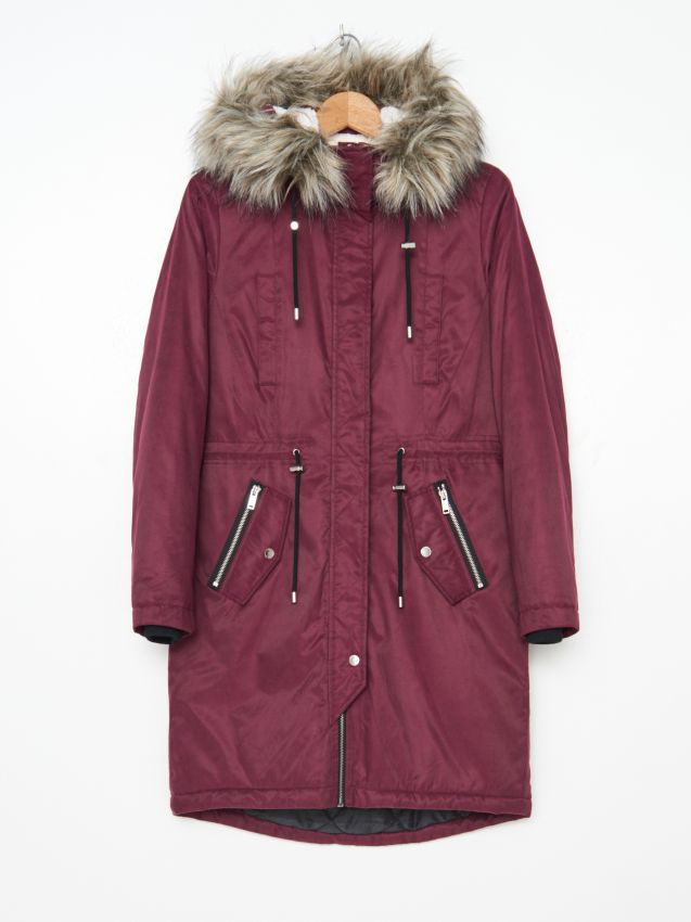 Parka s kapuljačom - boja kestena - YM869-83X - HOUSE