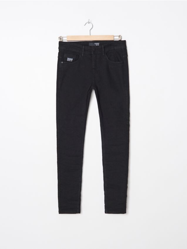 Jeansy skinny fit - czarny - YO882-99J - HOUSE