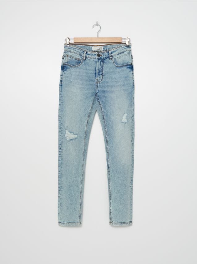 Blugi skinny fit - albastru - YO893-50J - HOUSE