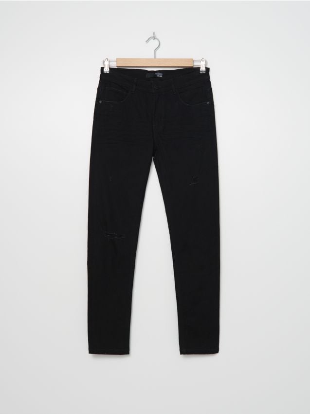 Skinny fit kavbojke - črna - YO893-99J - HOUSE