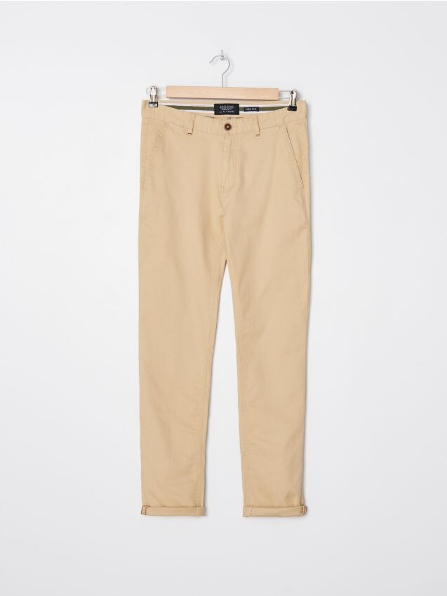 Pantaloni chino slim - bej - YP371-80X - HOUSE