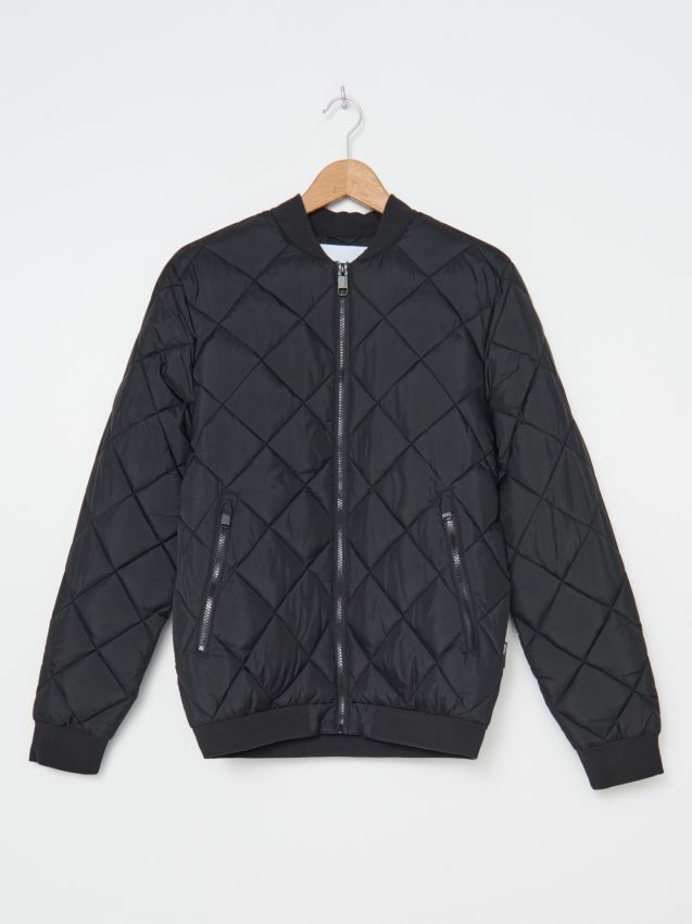 Stepp-Bomberjacke - schwarz - YT537-99X - HOUSE