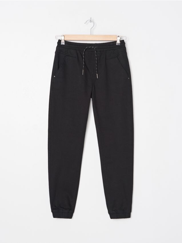 Joggeri denim - negru - ZF948-99J - HOUSE