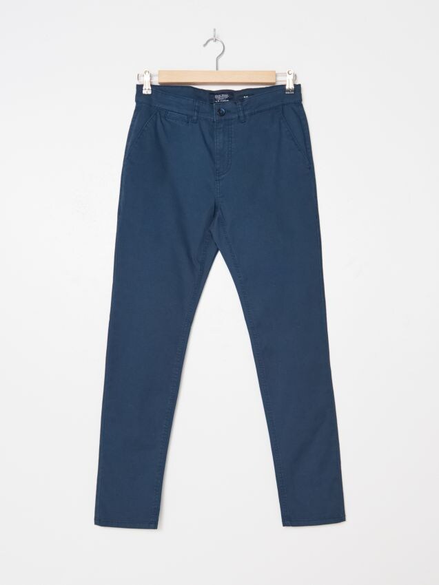 Pantaloni chino slim fit - bleumarin - ZG200-59X - HOUSE