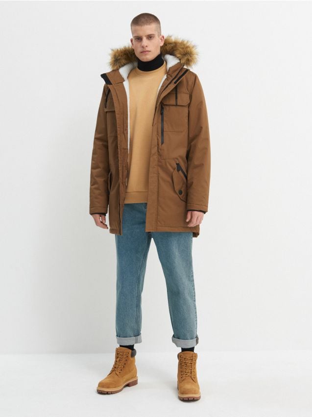 MEN`S COAT - golden brown - ZI954-82X - HOUSE