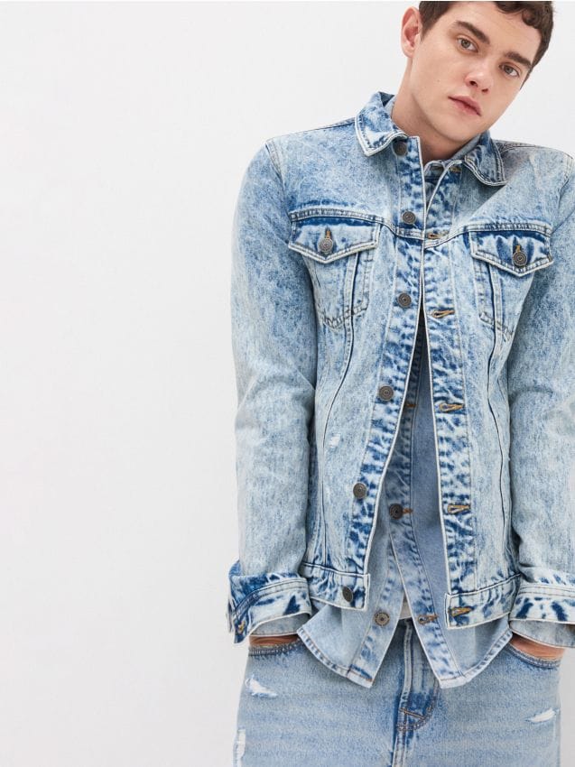 Denim jacket - blue - ZJ065-05J - HOUSE