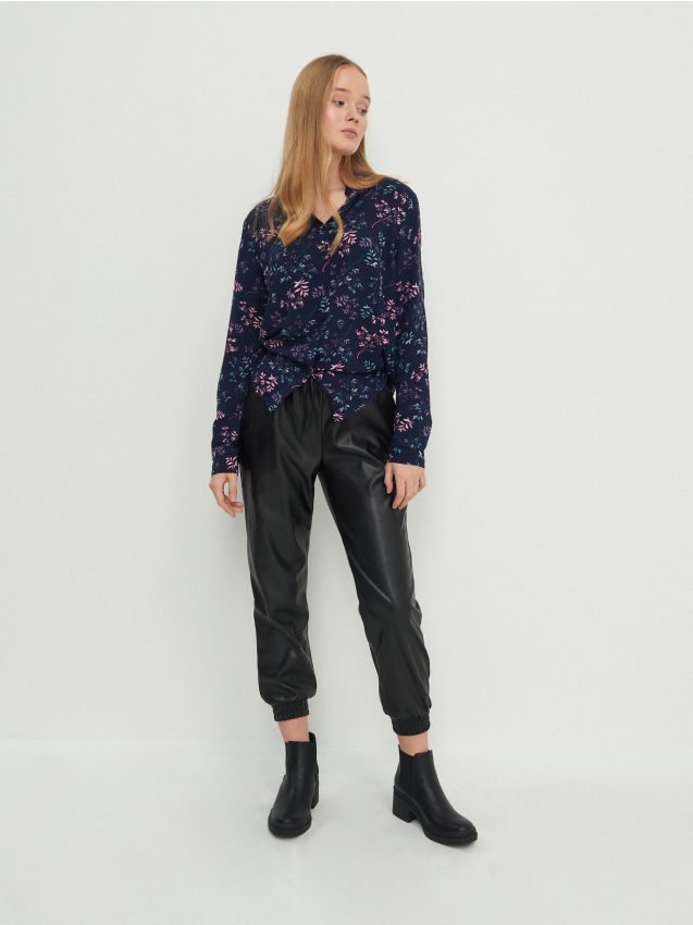 LADIES` TROUSERS - crno - ZO012-99J - HOUSE
