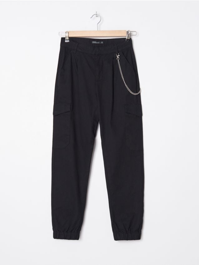 LADIES` TROUSERS - čierna - ZO015-99X - HOUSE