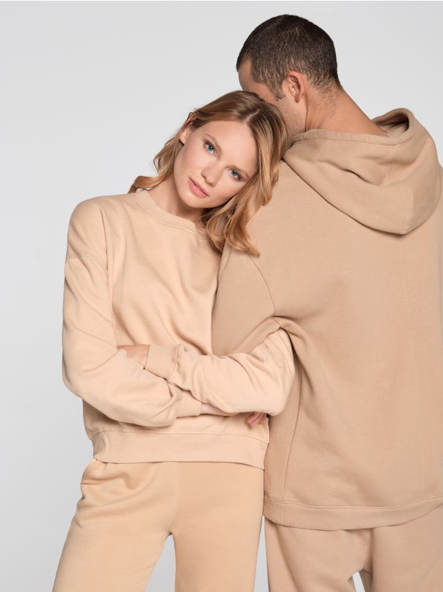 LADIES` JOGGING TOP - слонова кістка - ZV750-02X - HOUSE