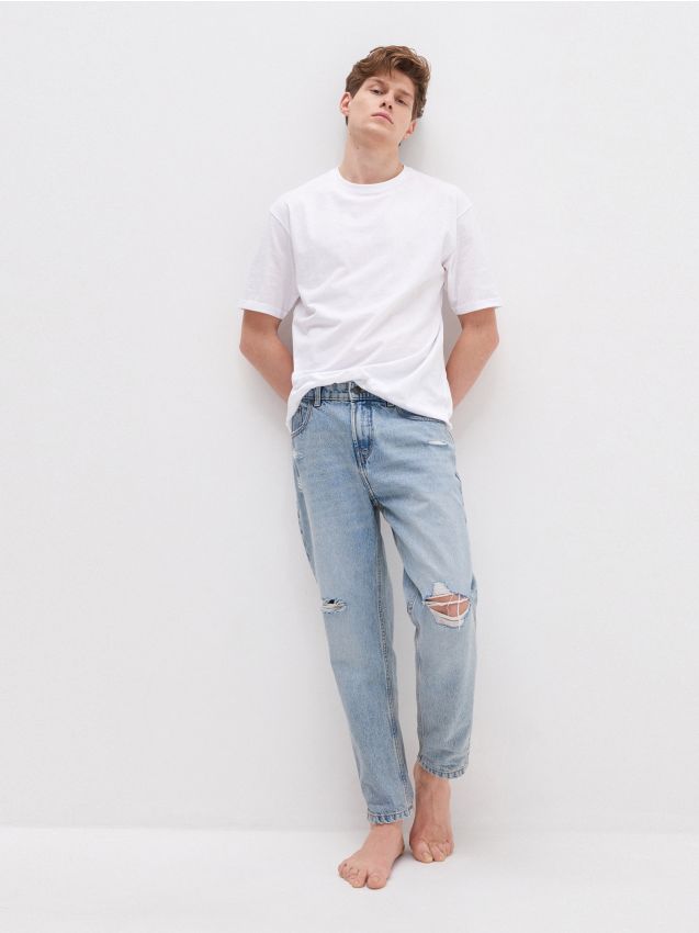 Tricou Basic - alb - ZY496-00X - HOUSE
