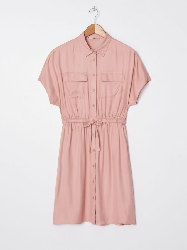 Rochie pentru femei - roz - ZY776-03X - HOUSE