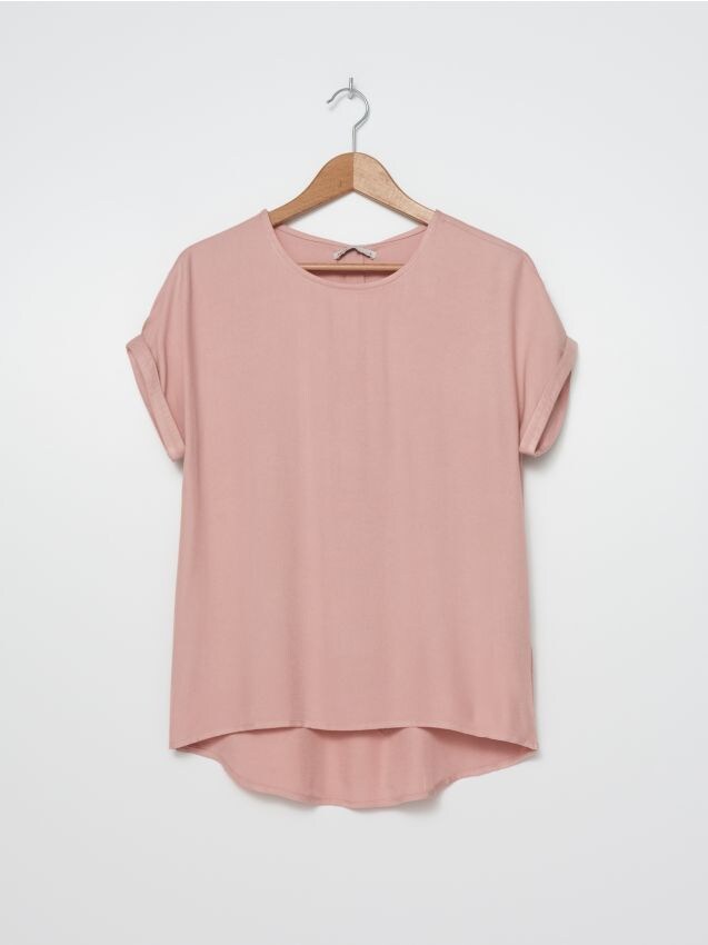 Műselyem póló - pastel pink - ZZ879-03X - HOUSE