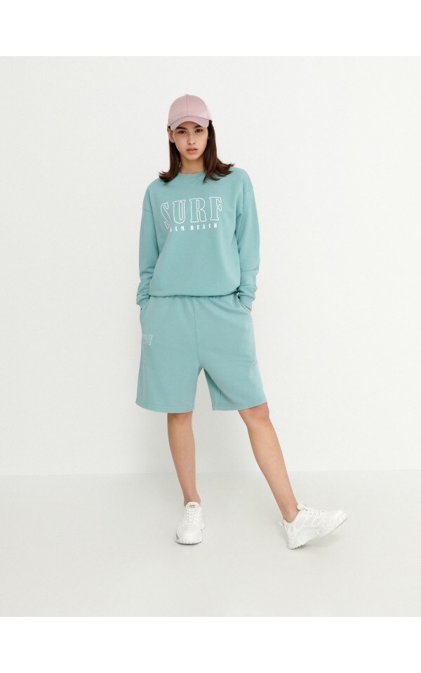 Bluza z nadrukiem Surf Palm Beach - HOUSE - 2761I-56X