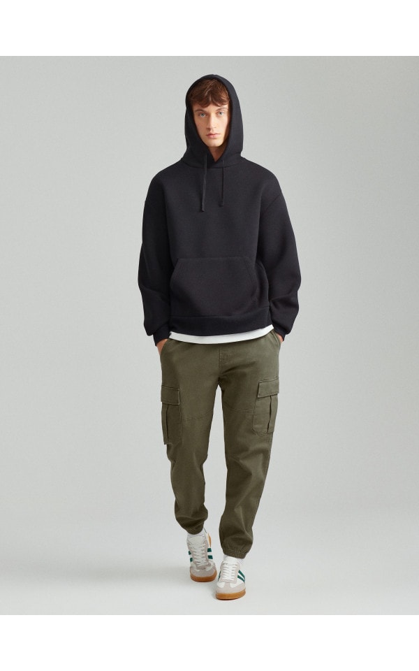 【SATIIIZ】Aini Track Cotton Cargo Pants Andersson Bell Loe Fatani Cargo Pants in Green | SVD