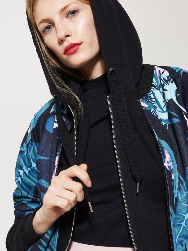 Bluză cu croială bomber - multicolor - TI626-MLC - House - 1
