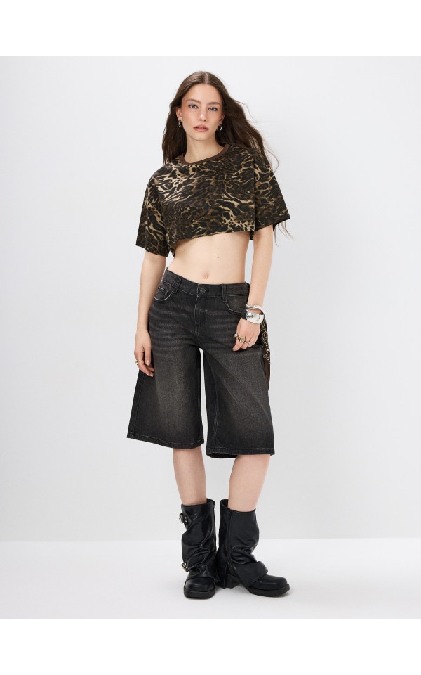 Bermude din denim Culoare negru - HOUSE - 199IZ-99J
