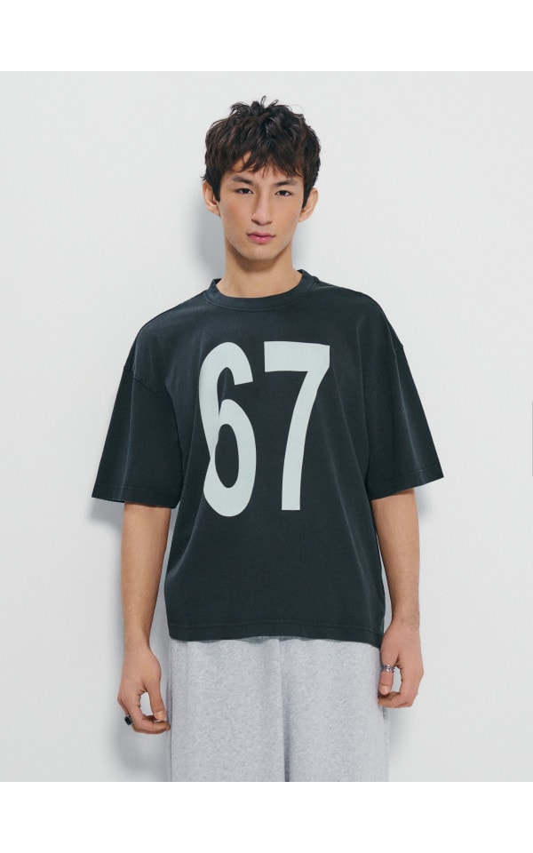 Tricou cu imprimeu Culoare negru - HOUSE - 383EN-99X