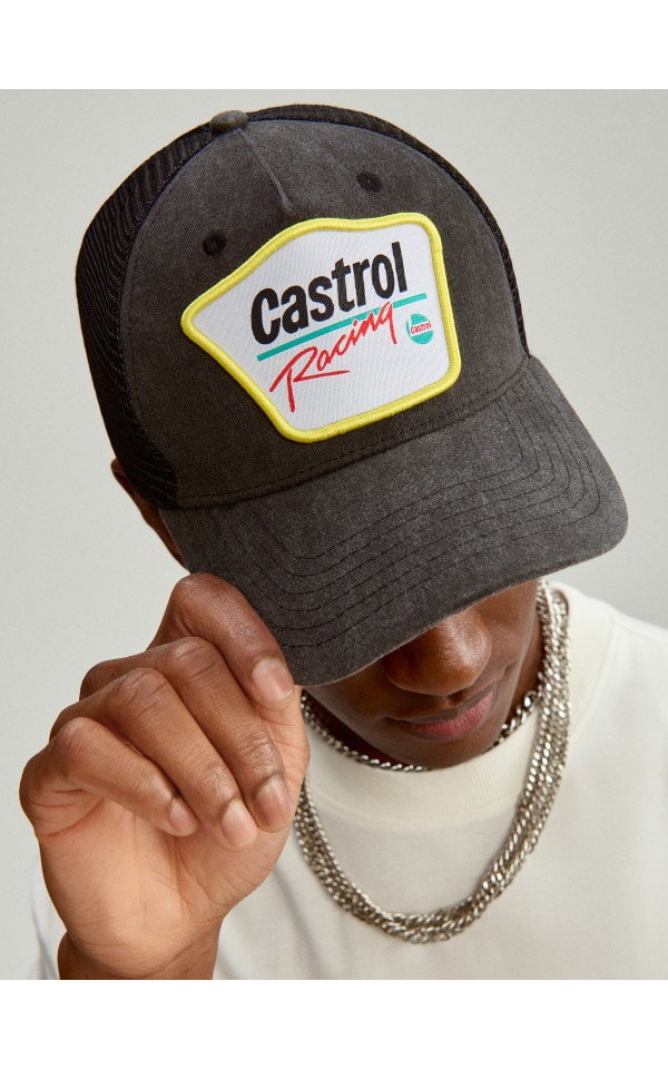 Șapcă trucker Castrol Racing Culoare negru - HOUSE - 764DO-99X