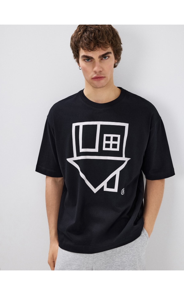 Tricou cu imprimeu The Neighbourhood Culoare negru - HOUSE - 866KL-99X