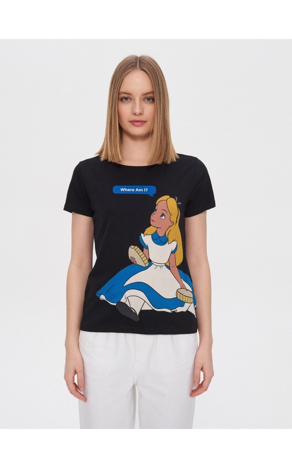 unhealthy What's wrong handicap Tricou cu imprimeu Alice in the Wonderland, HOUSE, ZH001-99X