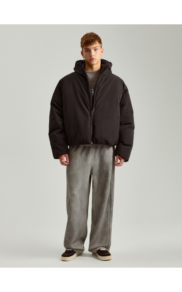 Стьобана зимова куртка Колір чорний - HOUSE - 434CC-99X